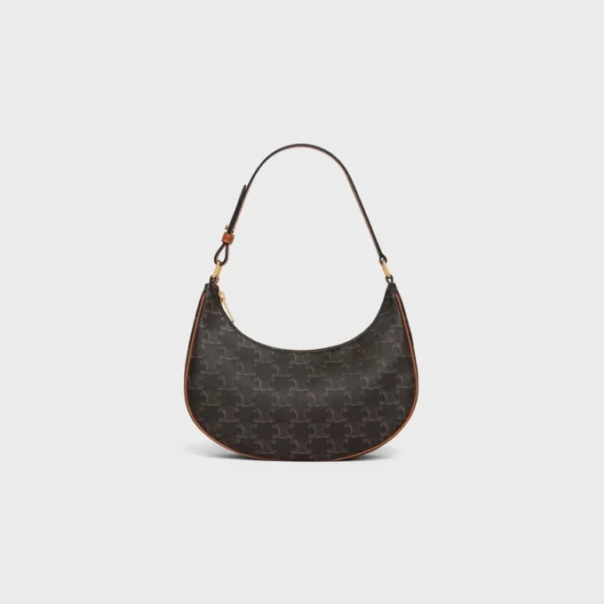 Ava Bag in Triomphe Canvas and Calfskin Ava Bag in Triomphe Canvas and Calfskin