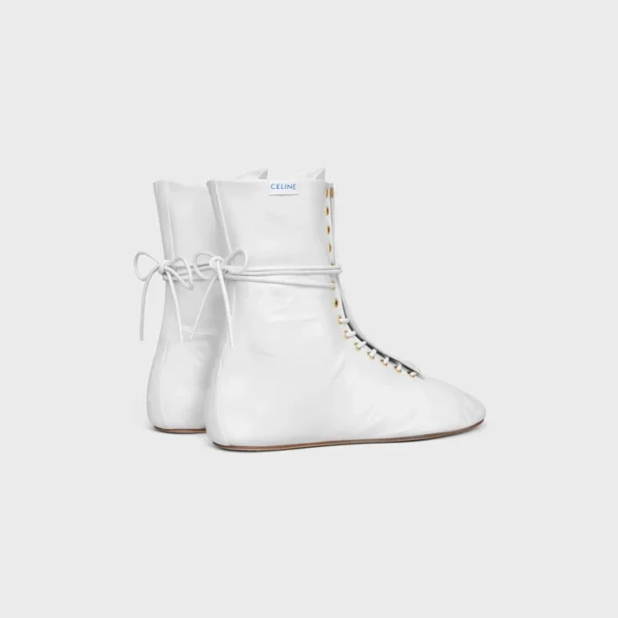 Ballet High – Lace-Up Boot in Lambskin