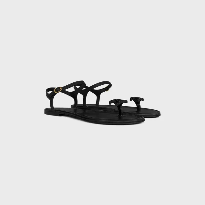 Bay – Triomphe Thong Sandal in Supple Calfskin Bay – Triomphe Thong Sandal in Supple Calfskin