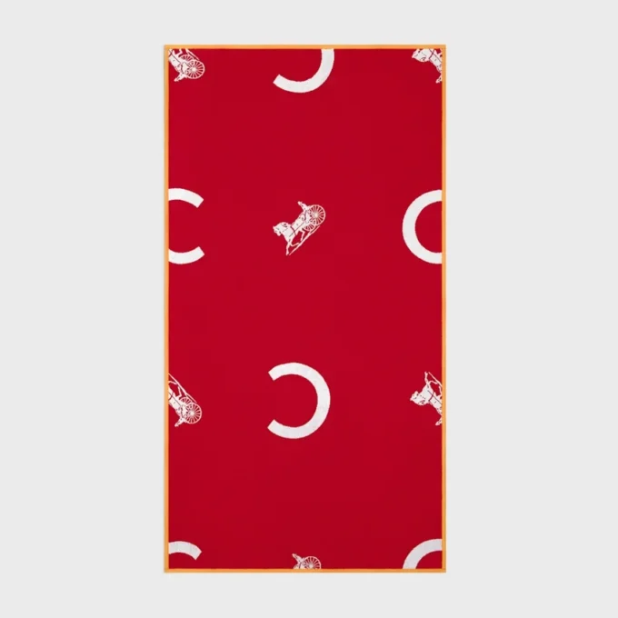 Beach Towel in C Sulky Terry Cotton