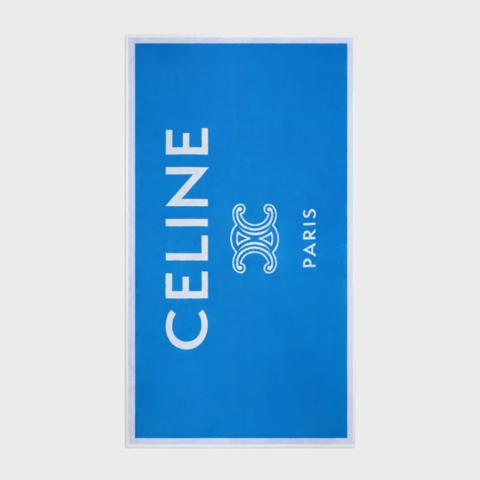 Beach Towel in Celine Triomphe Terry Cotton Beach Towel in Celine Triomphe Terry Cotton
