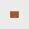 Bi-Fold Card Holder Triomphe Stamp in Supple Grained Calfskin Bi-Fold Card Holder Triomphe Stamp in Supple Grained Calfskin