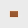 Bi-Fold Card Holder Triomphe Stamp in Supple Grained Calfskin Bi-Fold Card Holder Triomphe Stamp in Supple Grained Calfskin