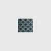 Bi-Fold Wallet in Striped Triomphe Canvas and Calfskin