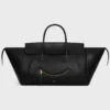 Big Smile Luggage in Supple Shiny Lambskin