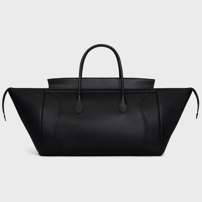 Big Smile Luggage in Supple Shiny Lambskin