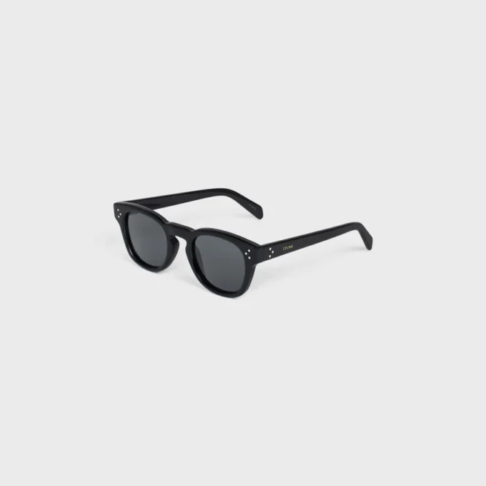 Black Frame 42 Sunglasses in Acetate