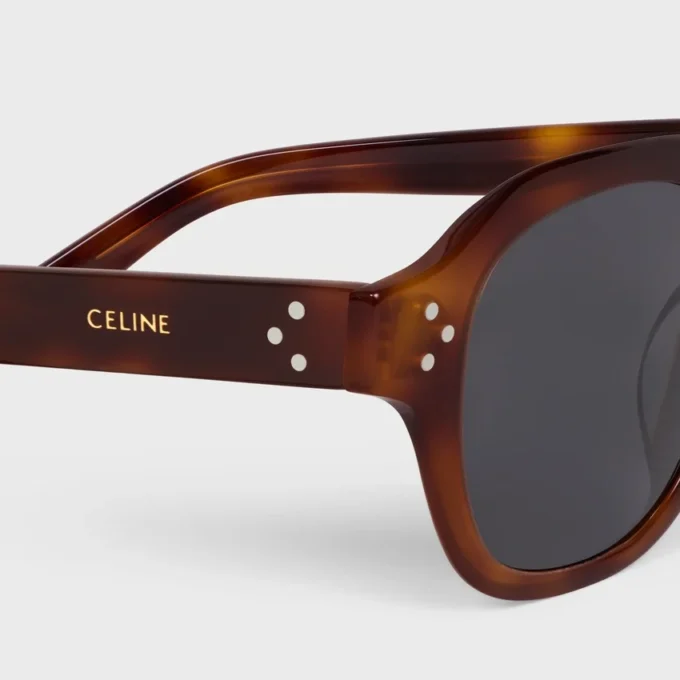 Black Frame 60 Sunglasses in Acetate Black Frame 60 Sunglasses in Acetate