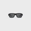 Black Frame 61 Sunglasses in Acetate