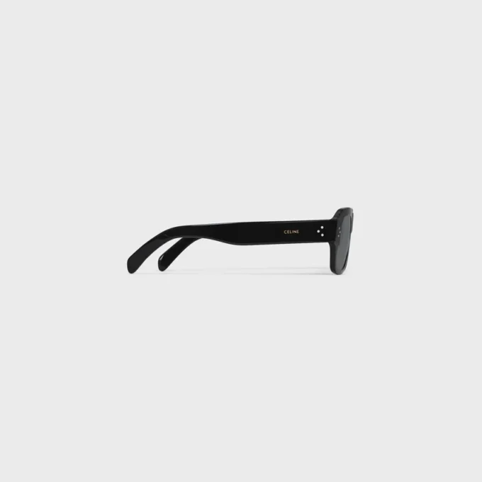 Black Frame 61 Sunglasses in Acetate