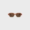 Black Frame 63 Sunglasses in Acetate and Metal