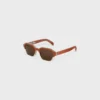 Black Frame 63 Sunglasses in Acetate and Metal