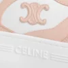 Block Wedge Sneaker in Calfskin and Suede Calfskin