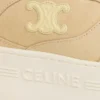 Block Wedge Sneaker in Suede Calfskin and Calfskin