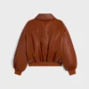 Bomber Jacket in Soft Lambskin Bomber Jacket in Soft Lambskin