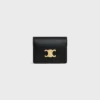 Business Card Holder Triomphe in Shiny Calfskin Business Card Holder Triomphe in Shiny Calfskin