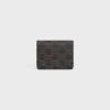 Business Card Holder Triomphe in Triomphe Canvas and Lambskin Business Card Holder Triomphe in Triomphe Canvas and Lambskin