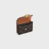 Business Card Holder Triomphe in Triomphe Canvas and Lambskin Business Card Holder Triomphe in Triomphe Canvas and Lambskin
