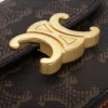 Business Card Holder Triomphe in Triomphe Canvas and Lambskin Business Card Holder Triomphe in Triomphe Canvas and Lambskin