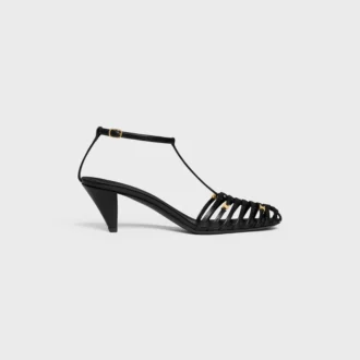 Cage Heeled Sandal in Goatskin Cage Heeled Sandal in Goatskin