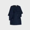 Cape Dress in Viscose Cady