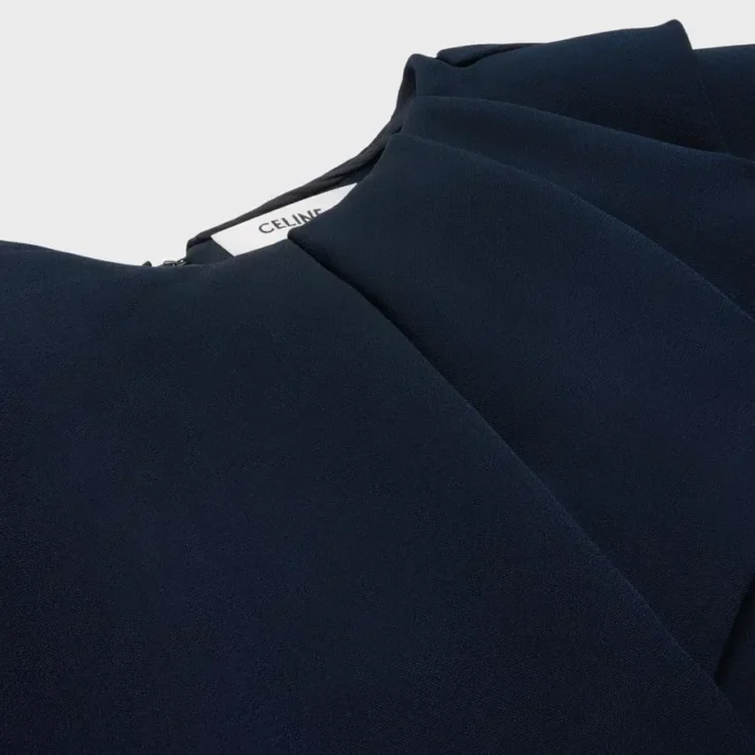 Cape Dress in Viscose Cady