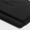 Card Holder in Satinated Calfskin with Triomphe Embossed Card Holder in Satinated Calfskin with Triomphe Embossed