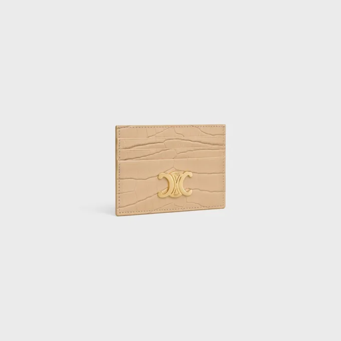 Card Holder Triomphe in Niloticus Crocodile