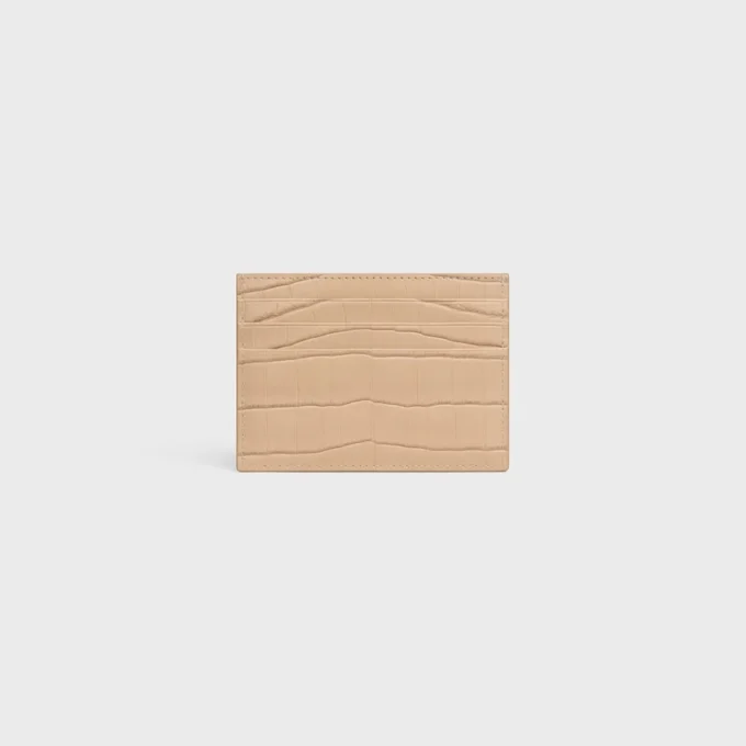 Card Holder Triomphe in Niloticus Crocodile