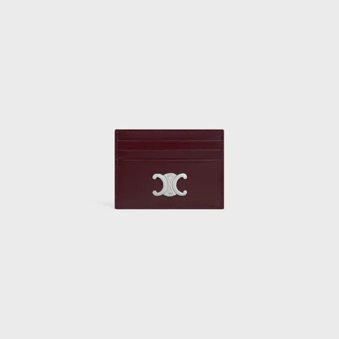 Card Holder Triomphe in Shiny Calfskin