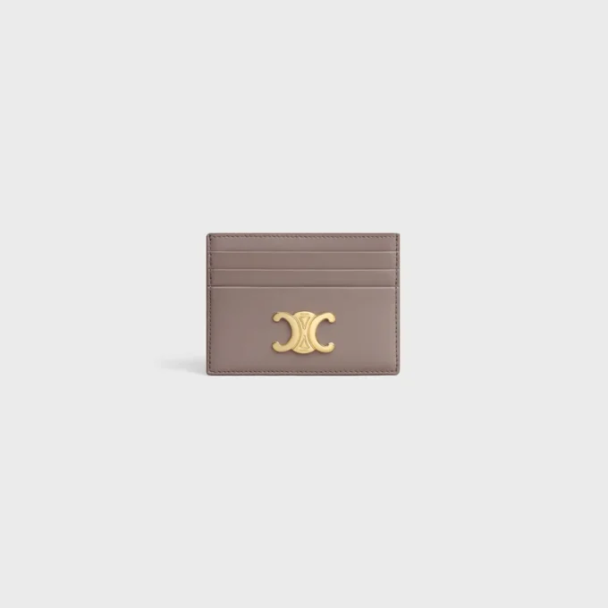 Card Holder Triomphe in Shiny Calfskin