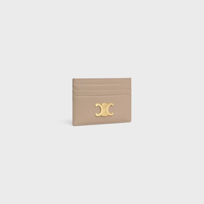 Card Holder Triomphe in Shiny Calfskin Card Holder Triomphe in Shiny Calfskin