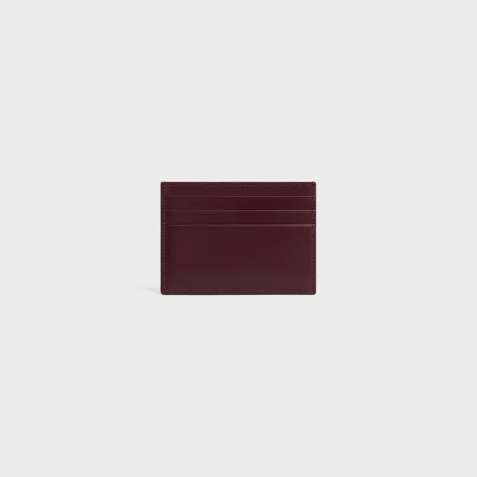 Card Holder Triomphe in Shiny Calfskin