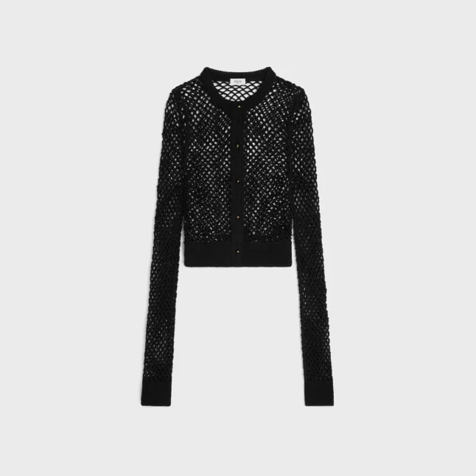 Cardigan in Cotton Crochet Cardigan in Cotton Crochet