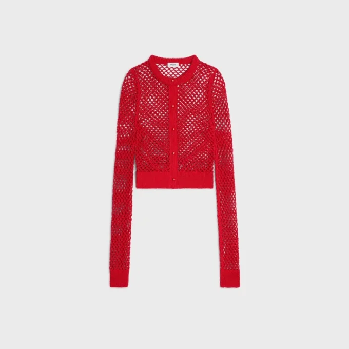 Cardigan in Cotton Crochet Cardigan in Cotton Crochet