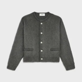Cardigan Jacket in Brushed Mohair Cardigan Jacket in Brushed Mohair