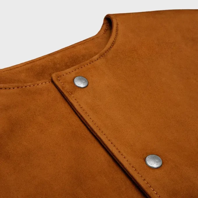 Cardigan Jacket in Suede Cardigan Jacket in Suede