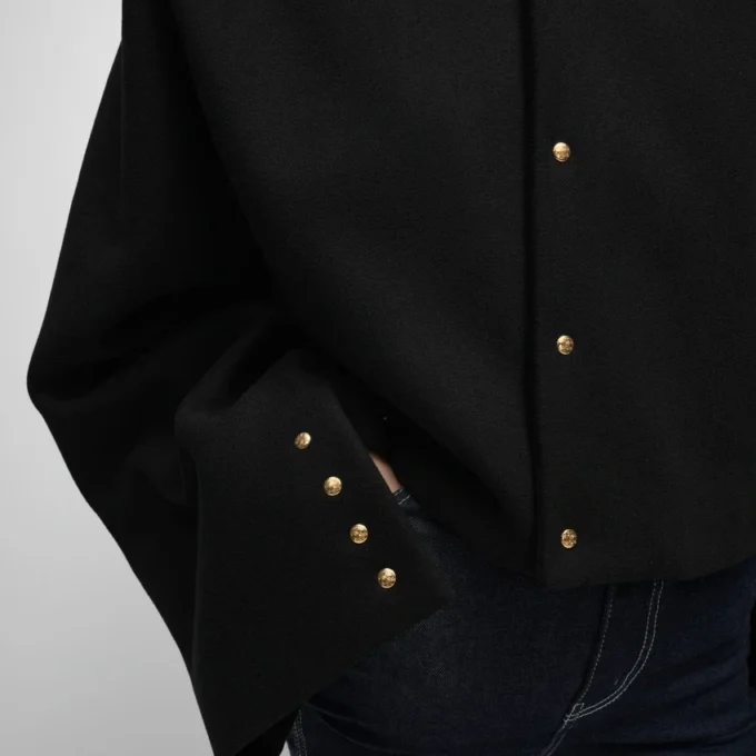 Cardigan Jacket in Wool Cloth Cardigan Jacket in Wool Cloth