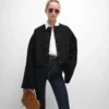 Cardigan Jacket in Wool Cloth Cardigan Jacket in Wool Cloth