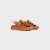 Celine Billie Chunky Sandal in Calfskin and Textile