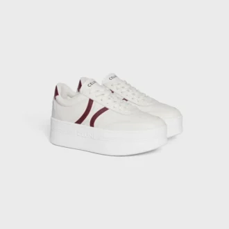 Celine – Block Sneakers with Back Triomphe and Wedge Outsole in Calfskin Celine – Block Sneakers with Back Triomphe and Wedge Outsole in Calfskin