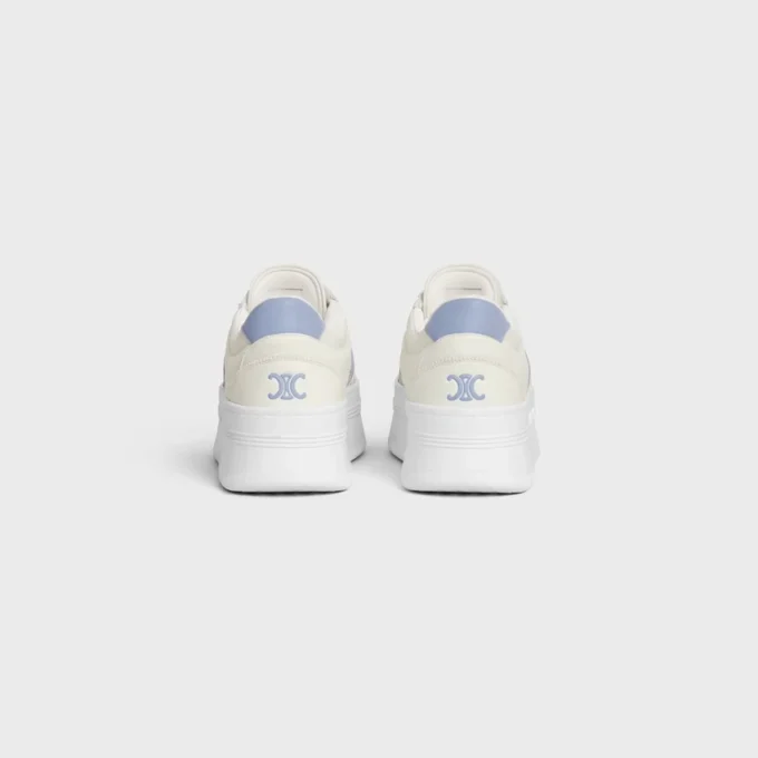 Celine – Block Sneakers with Back Triomphe and Wedge Outsole in Calfskin