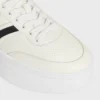 Celine – Block Sneakers with Back Triomphe and Wedge Outsole in Calfskin