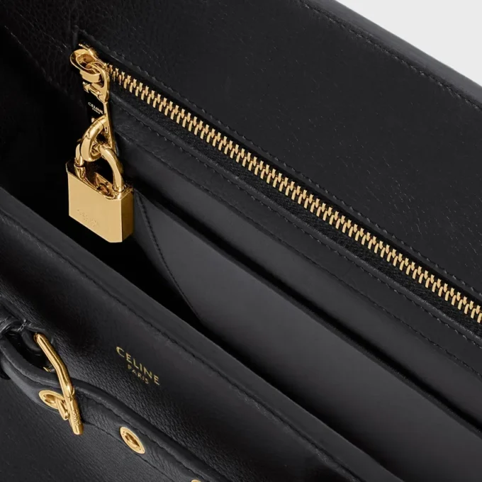 Celine Conti Bag in Supple Grained Calfskin