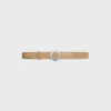 Celine Disc Buckle 25Mm in Metal & Reversible Strap 25Mm in Taurillon