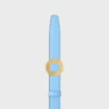 Celine Disc Buckle 25Mm in Metal & Reversible Strap 25Mm in Taurillon