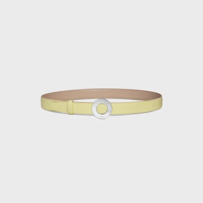 Celine Disc Buckle & Reversible Strap 25Mm Celine Disc Buckle & Reversible Strap 25Mm