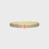 Celine Disc Buckle & Reversible Strap 25Mm Celine Disc Buckle & Reversible Strap 25Mm