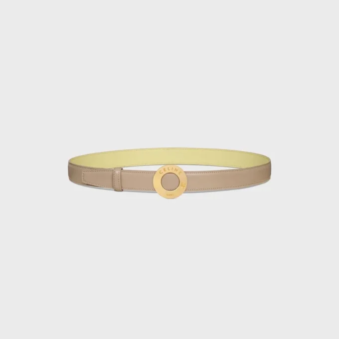 Celine Disc Buckle & Reversible Strap 25Mm Celine Disc Buckle & Reversible Strap 25Mm