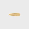 Celine Hair Clip in Brass with Gold Finish, Steel and Zamak